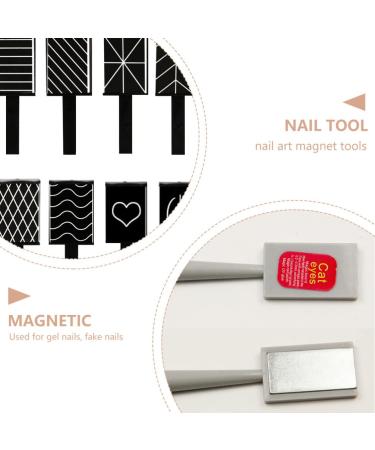 Beaupretty 12-Part Cat Eye Magnet Nail Art Tool Set - Double Head Magnetic Manicure Accessories for Stunning 3D Nail Designs - Buy Online on GoSupps.com