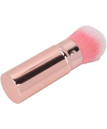 Verdant Touch Powder Brush Retractable Makeup Brush Portable Soft Hair Blush Brush Travel Loose Powder Brush for Makeup Artist Pink - Buy Online on GoSupps.com