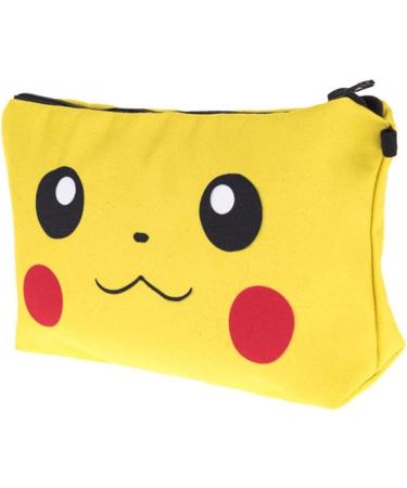 PREMYO Yellow Cosmetic Bag - Small Makeup Bag for Women & Pencil Case | Stylish Handbag Essential - Buy Online on GoSupps.com