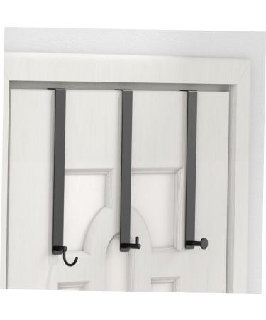 Uonlytech Clothes Hanger 4 pcs Door Hook Towel Racks for Bathroom Door Wall Mounted Hangers Door Hanger Hook Single Key Chain Hair Towel - Buy Online on GoSupps.com