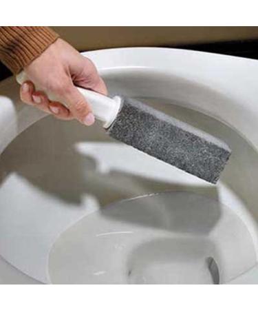 Strong Cleaning Pumice Stone Pumice Stone for Toilet Cleaning Suitable for Cleaning Toilet Bathroom Kitchen Sink Grill (2pcs with Handle) - Buy Online on GoSupps.com