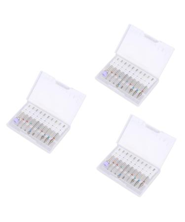 minkissy 30 Pcs Bit Electric Manicure Grinding Head Tool E Tool Acrylic Nail Drill Bits Nail Grinding Head Nail Drill Bits for Acrylic Nails Power Tools 10 Piece Set Advanced Mx3pcs As Shownx3pcs