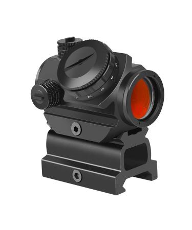 Feyachi RDS-22 2MOA Micro Red Dot Sight Compact Red Dot Scope with 0.83 Riser Mount Absolute Co-Witness with Iron Sight