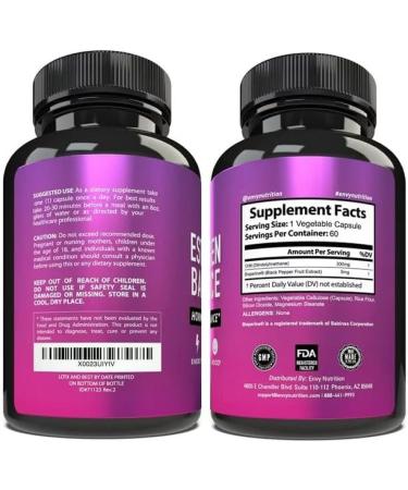 Hormone Balance DIM Supplement with Bioperine 60 Capsules - Natural Hormonal Support - Buy Online on GoSupps.com