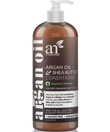 artnaturals Argan Oil Hair Conditioner - (16 Fl Oz / 473ml) - Sulfate Free - Treatment for Damaged and Dry Hair - For All Hair Types - Safe for Color Treated Hair - Buy Online on GoSupps.com