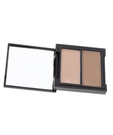 BIUDECO 2 Tray Repair Shading Powder Palette Cosmetic Face Shadow Powder Shimmer Powder Nose Shadow Powder Skin Powder Palette Highlighting Cosmetic Kit