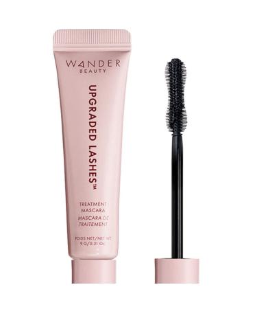 Lash Serum Mascara | WANDER BEAUTY UPGRADED LASHES | Mascara Black Volume and Length, Vegan Black Mascara, Waterproof, Ideal for Sensitive Eyes. Volumizing & Lengthening Mascara.