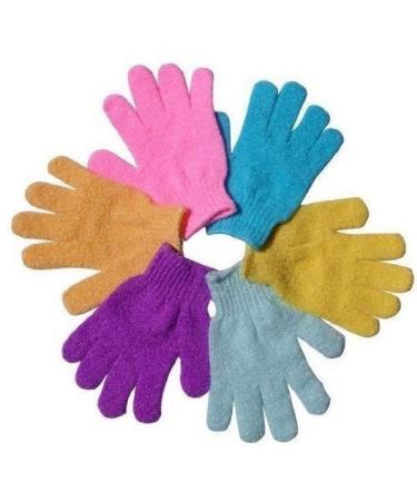 ALINCAS Exfoliating Bath Gloves (4 pairs)