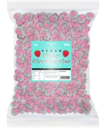 Candycrave Vegan Fizzy Strawberries 3kg Sweets Delicious And Tasty - Buy Online on GoSupps.com