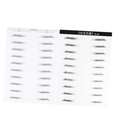 FOMIYES 2 Pairs Makeup Stickers Makeup Stuff Eyebrow Stickers Eye Brow Eyebrowsb Supplies Bionic 6d The Lazy