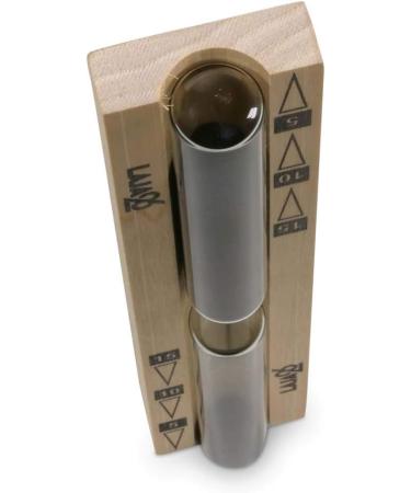 High Quality Aspen Wood Sauna Thermometer - Small 15 Minutes | Black Sand - Best International eCommerce - Buy Online on GoSupps.com