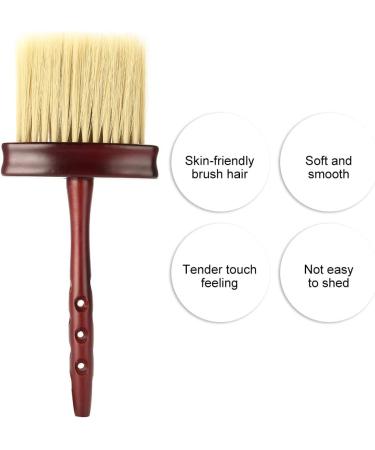 Hairdressing Neck Brush Barber Duster Brush Neck Brush Neck Brush Horsehair Hairdressing Neck Duster Hair Brush with Handle Neck Brush for Barber Shop Salon Home Wooden Sweeping Brush - Buy Online on GoSupps.com