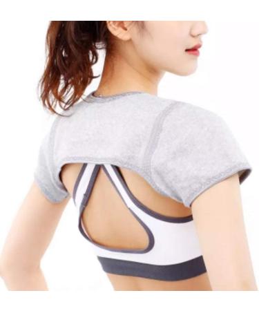 Microwavable Shoulder Warmer Neck Heat Pad & Massager | Double Shoulder Support Brace for Pain Relief - Shop Now - Buy Online on GoSupps.com
