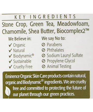 Eminence Organic Skincare. Stone Crop Gel Wash(125 ml) (Pack of 3) 4.2 Fl Oz (Pack of 3) - Buy Online on GoSupps.com
