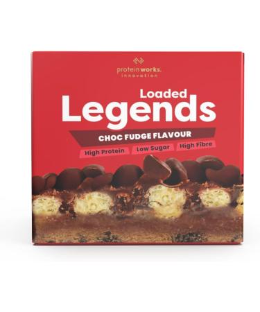 THE PROTEIN WORKS - Loaded Legend Bars | 14g Protein | 12 Packs x 47g | Low Sugar | Chocolate Fudge - Buy Online on GoSupps.com