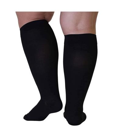 Sxhmsal compression stockings for women large size compression socks for weeds collection of knee socks seniors flies rehabilitation aids for patients black s s black black