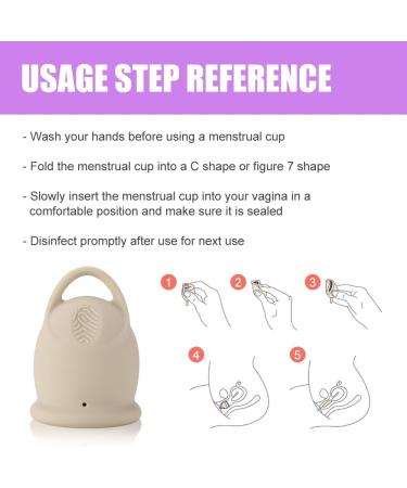 Buy MineUp Menstrual Cup Set - Medical Silicone Period Cup for Active Women | Beige Size S - Buy Online on GoSupps.com