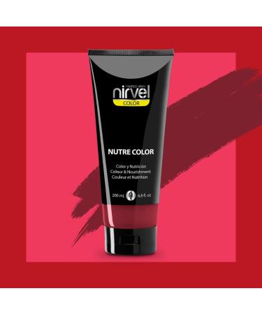 Nirvel NUTRE COLOR Garnet red 200 mL professional mask - temporary coloring - nutrition and brightness - Buy Online on GoSupps.com
