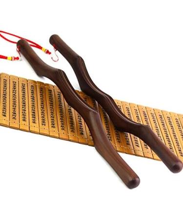 Wresetly Guasa Wooden Massage Tool Reflexology & Cellulite Remover for Relaxation & Spa Treatment | International Shipping Available - Buy Online on GoSupps.com