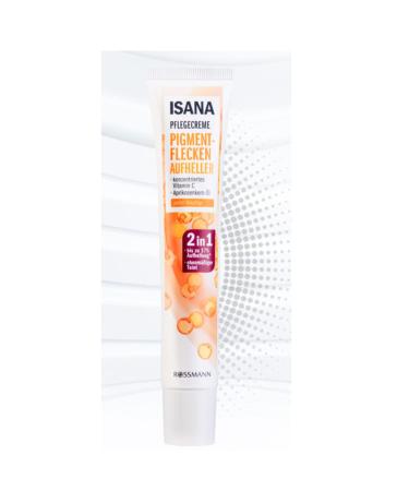 Isana Vitamin C Freckle & Darkness Removal Serum - 50ml 2-in-1 Solution for Clear Even Complexion & Pimple Spot Treatment - Buy Online on GoSupps.com