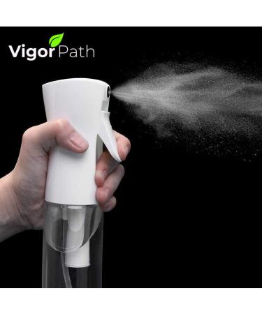 Continuous Nano Fine Mist Hair Spray Bottle 5oz/150ml - Pack of 2 | Reusable Beauty, Cleaning, Hairstyling & Plant Sprayer - Buy Online on GoSupps.com
