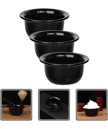Beaupretty 3-Piece Shaving Bowl Set - Plastic Soap Brush & Cup for Beard Grooming & Hairdressing - Ideal for Razor Soap Cream - Buy Online on GoSupps.com