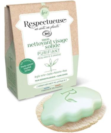 Respectful My Purifying Solid Facial Cleanser 35 g + 1 Free Vegetable Soap Dish - Buy Online on GoSupps.com