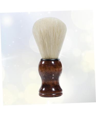 Beatifufu Men's Beard Brush & Razor - Premium Grooming Tool for Styling & Cleaning | 11x3.2cm Wood & Bristles - Buy Online on GoSupps.com