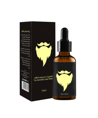 Organic beard oil natural beard care gives softness and strength (packaging can be different) 30 ml of lid margins unit size A