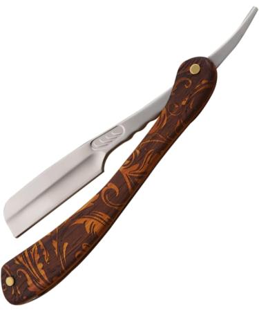 Beavorty 2-in-1 Folding Razor Holder | Stainless Steel Barbershop Razor Blades | Rustproof Straight Shave for Men | Durable Hairdressing Blade Supply - Buy Online on GoSupps.com