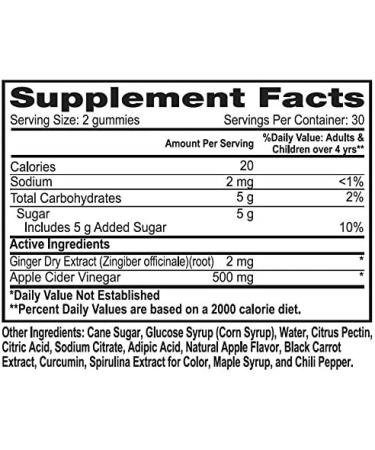 Buy DietWorks Apple Cider Vinegar Gummies - 60 Apple Flavor Gummies for Weight Loss & Detox - Buy Online on GoSupps.com