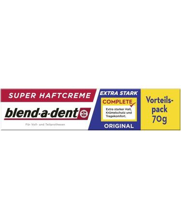 Buy Blend-a-dent Complete Original Super Adhesive Cream - Pack of 3 (3 x 70g) | Best International Shipping - Buy Online on GoSupps.com