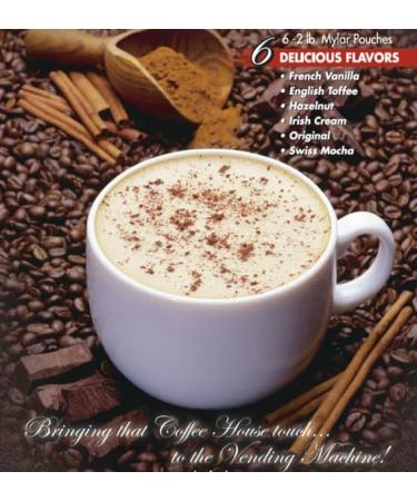 Dure Foods - Swiss Mocha Cappuccino Mix - 6 x 907gr. bags per case for use in vending machines and coffee dispensers - Buy Online on GoSupps.com
