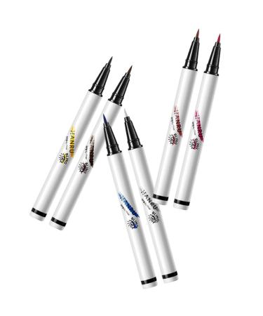 6pcs Liquid Eyeliner Pencil Eyeliner Stencils Eye Liner Pencils Eye Liners Set Abs Miss