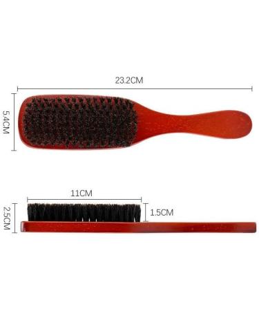 Komunj Professional Mustache Brush for Men - Soft Fine Hair Salon Tool | Perfect for Thin & Natural Hair - Buy Online on GoSupps.com