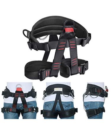 HeeJo Climbing, Safety Safe Seat Belt for Outdoor Tree Climbing, Outward Band Expanding Training Large Size,Climbing Gear