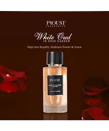 PROUST FRAGRANCES Premium White Oud in Rose Garden Perfume | For Men & Women (50 ml) | A Royal Scent for All Genders | Long Lasting Fragrance - Buy Online on GoSupps.com