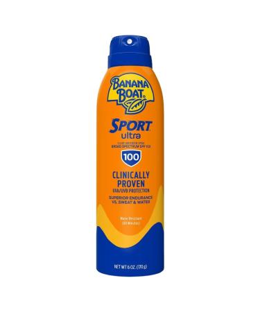 TX11041EA - Banana Boat Sport Performance UltraMist Sunscreen Spray with SPF 100 6 oz.