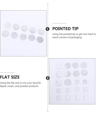 SOESFOUFU Makeup Eyeshadow 40pcs DIY sub-package plate iron sheet square tool eyeshadow making tool Makeup Pan the iron make up - Buy Online on GoSupps.com