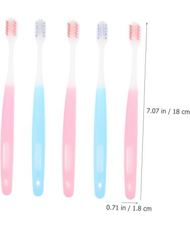 Buy Hapinary 5-Piece Soft Head Toothbrush Set | Portable Wear-Resistant Travel & Household Brushes - Buy Online on GoSupps.com
