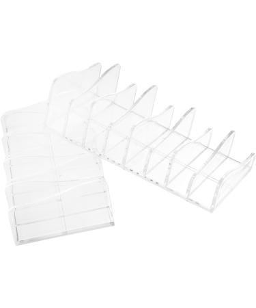 NUOBESTY 8 Pcs Makeup Storage Rack Clear Display Case Divided Purse Organizer Cosmetic Organizers Drawer 17.2X8.5X5.3CMx4pcs Transparentx4pcs - Buy Online on GoSupps.com