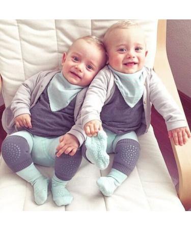 Baby Knee Pads - Safety Protector for Crawling Infants | Light Grey (0-3 Years) - Buy Online on GoSupps.com