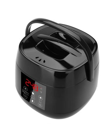 Anggrek Intelligent Home Wax Warmer Kit | LED Display Eyebrow & Body Waxing Set | Hair Removal Wax Beans & Applicator Sticks - Black - Buy Online on GoSupps.com