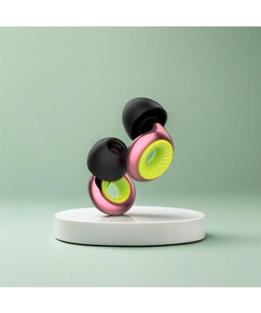 Peace Earplugs Live | High-Fidelity Reusable Ear Plugs with Fluorescent Ring | 18 dB Noise Reduction for Concerts Festivals DJs & Sleeping - International Shipping Available - Buy Online on GoSupps.com