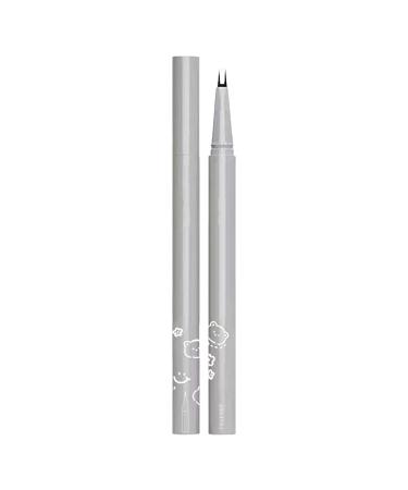 2 Pcs Double Tip Lower Eyelash Pencil Waterproof Anti-Smudge Lashes Pencil Waterproof Liquid Eyeliner Slim Eye Liner Long Lasting 24 Hour Waterproof Eyeliner for Beginner Makeup Artist Brown