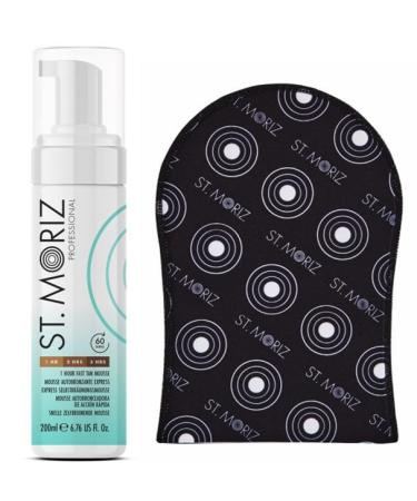St. Moriz Professional Express Mousse + St. Moriz Applicator Glove 1 Set