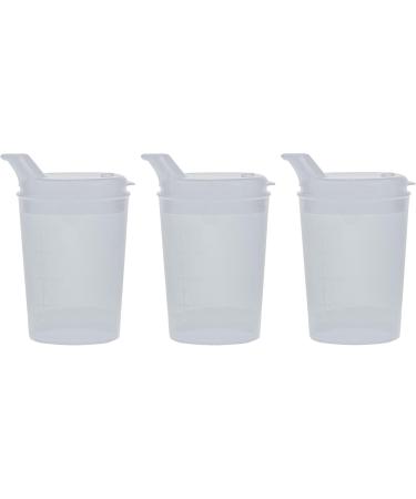 SITIS Medical Beak Cup with Lid - 250ml Transparent Beak Cups (Set of 3) for Easy Drinking | International Shipping Available - Buy Online on GoSupps.com