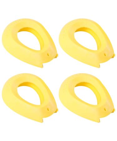 2 Pairs Silicone Hair Dye Ear Covers - Waterproof Earmuffs for Salon, Bathing, Shower & Spa - Random Color Yellow - Buy Online on GoSupps.com