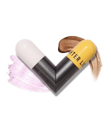 Erinde Liquid Highlight Bronzer Stick  Cream Face Brightens Shades Pen  Glow Highlighting Contour Shade Stick  Longwear Waterproof Highlight Bronzer Makeup  Cruelty-Free  01
