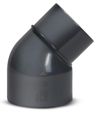 Paradies Pool PVC Fitting Angle 45 - 63 mm Adhesive Sleeve & 50/63 mm Nozzle | Quality European Pool Accessories - Buy Online on GoSupps.com